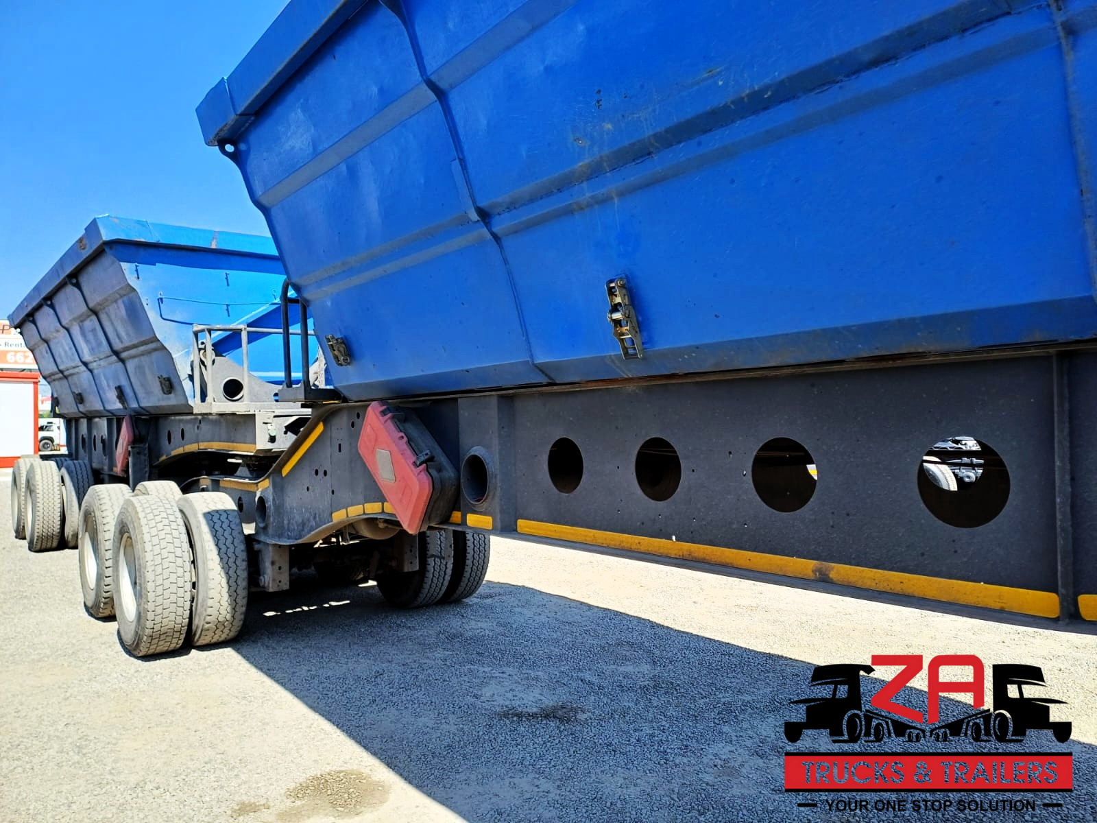 2013 AFRIT 45 CUBE SIDE TIPPER TRAILER #53223